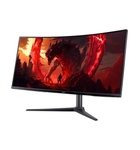 Monitor Gamer Acer Edo Nitro ED340CU HBIIPX - Tela 34” - Curvo - Ultra Wide QHD (3440 x 1440) - 100Mz - 1ms - HDMI - Bi-Volt
