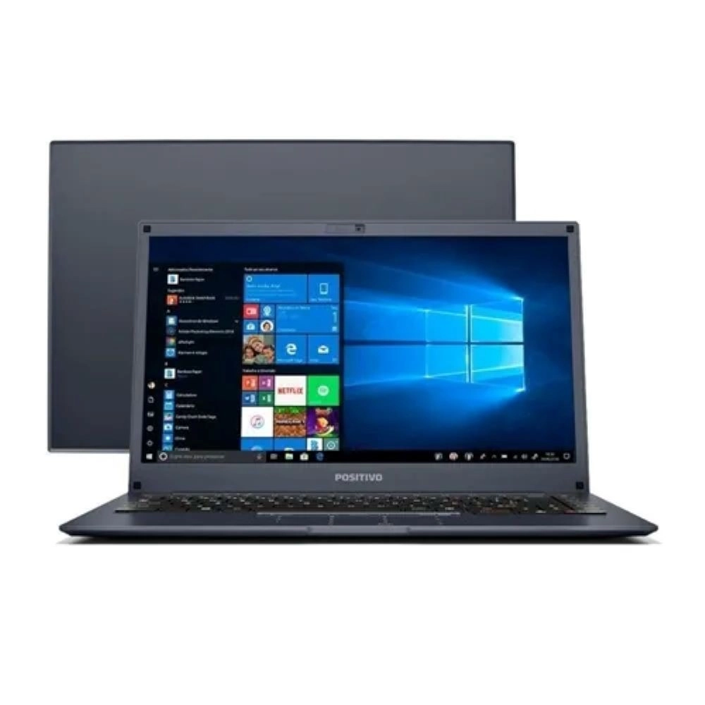 Notebook Positivo Motion Q232B - Intel Atom - RAM 2GB - SSD 32GB - 14” - Windows 10