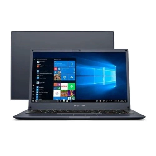 Notebook Positivo Motion Q232B - Intel Atom - RAM 2GB - SSD 32GB - 14” - Windows 10