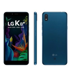 Smartphone LG K8+ - Azul - 16GB - RAM 1GB - Quad Core - 4G - 8MP - Tela 5.4 - Android 7.0