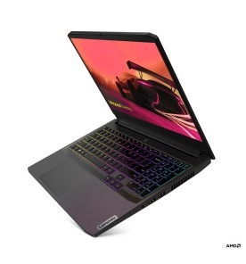 Vista lateral esquerda do Gaming-3i - Notebook profissional com AMD Ryzen 7