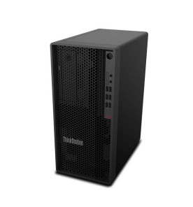 Conexões frontais da P348: USB 3.2 e áudio - Acesso rápido para profissionais