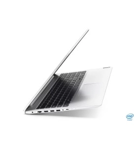 Lado esquerdo do IdeaPad 3 com saídas de ar e conexões
