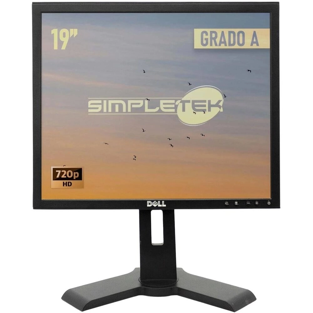 Monitor Dell P190ST - Preto - LCD 19” - Resolução 1280x1024 - Proporção 5:4 - Conexões VGA e DVI