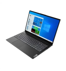 Lado direito do Lenovo V15 G2 com conexões e portas USB