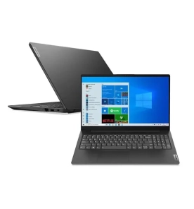 Parte traseira superior do Lenovo V15 G2 com acabamento elegante