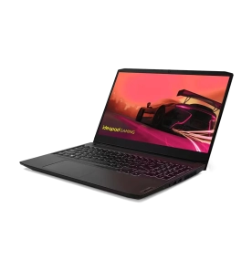 Lado direito do Lenovo Ideapad Gaming 3 com portas de conexão