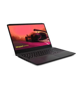 Lado esquerdo do Lenovo Ideapad Gaming 3 com portas adicionais