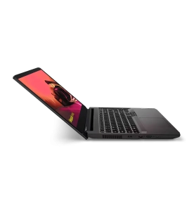 Teclado retroiluminado branco do Lenovo Ideapad Gaming 3 em destaque