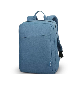 Lado direito da Mochila Lenovo B210 com detalhes do tecido impermeável