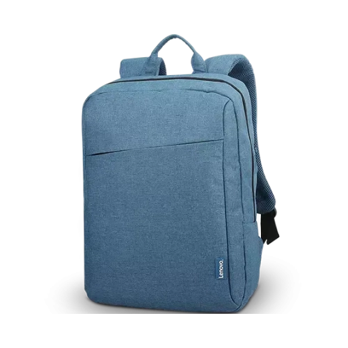 Lado direito da Mochila Lenovo B210 com detalhes do tecido impermeável