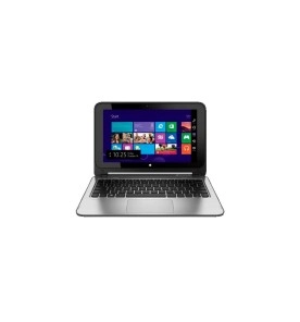 Vista frontal do notebook HP 11‑N127BR X360 aberto