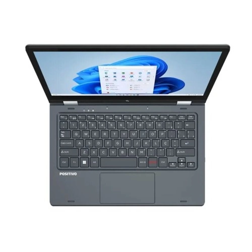 Notebook conversível Positivo com abertura de 360 graus