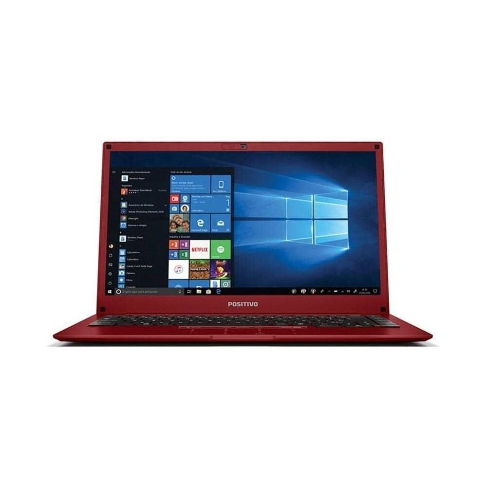 Notebook Positivo Motion Red 3002430 com Intel Atom x5 e SSD 64GB