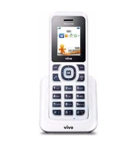 elefone Huawei F661-40 branco visto de frente