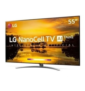 Smart TV LED LG 55SM9000PSA NanoCell 55" - Ultra HD 4K - HDMI - USB - Wi-Fi - ThinQ AI - Controle Smart Magic.