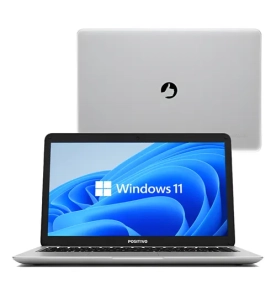Notebook Positivo Premium XS4210 prata 14 polegadas