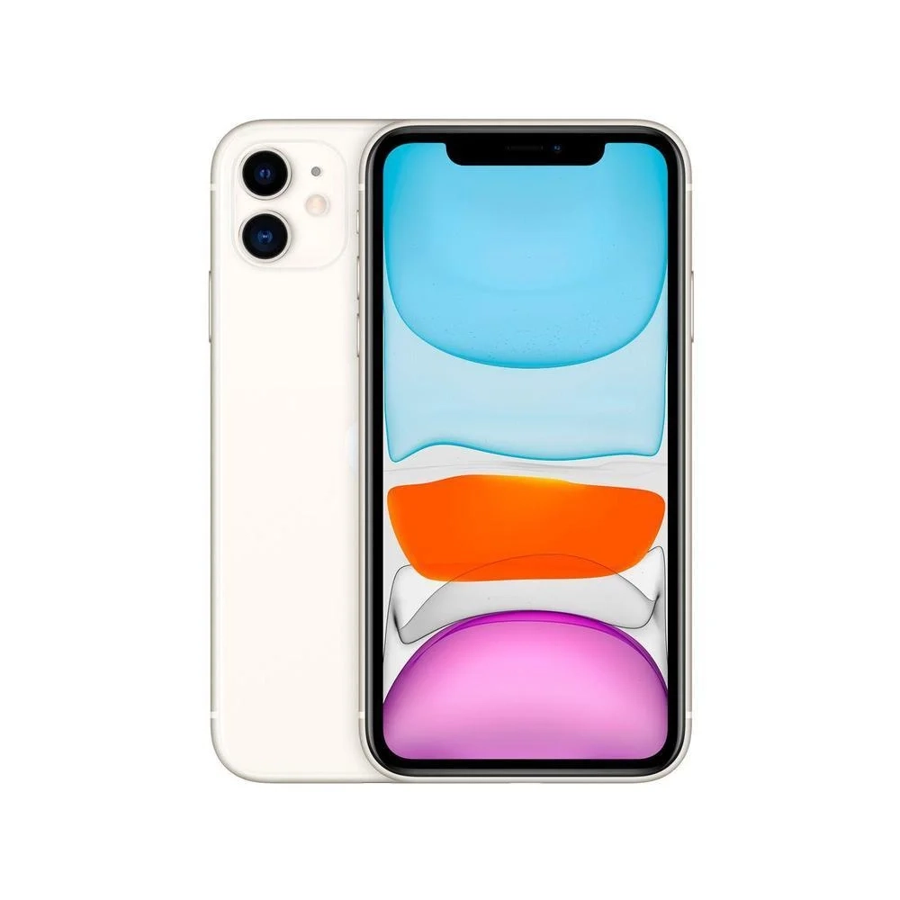 Apple iPhone 11 128GB MHDJ3BR/A Branco A13 6.1” LCD 12MP