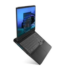 Notebook Lenovo IdeaPad Gaming 3i Aberto de lado Inclinado