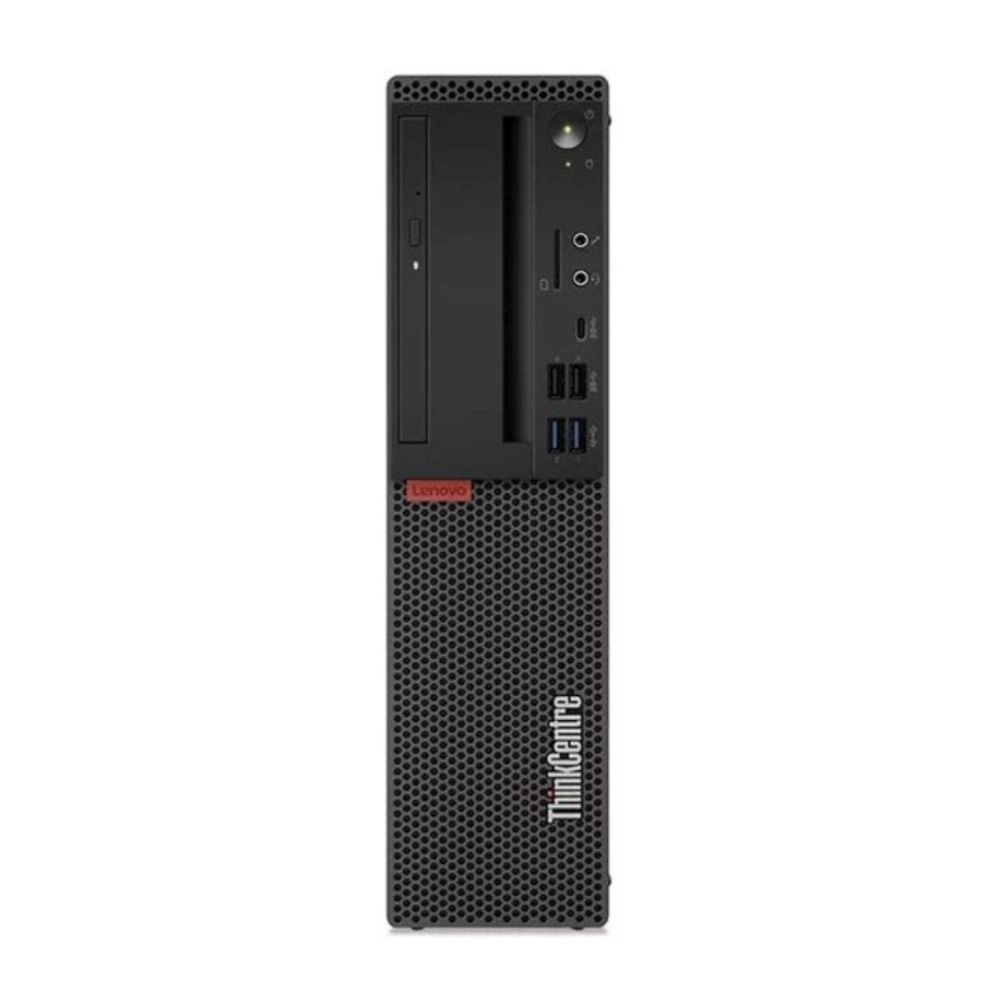 Desktop Lenovo ThinkCentre M720S Visão Frontal Portas e Entradas Evidentes