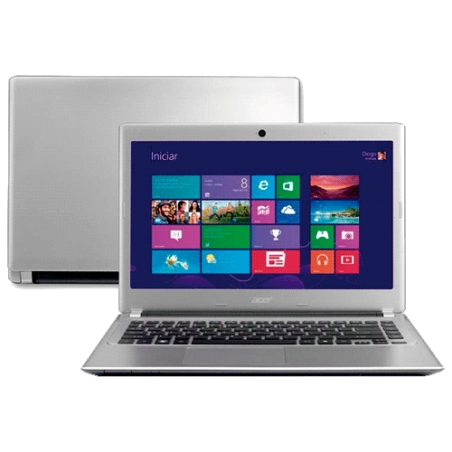 Notebook Acer V5-471-6620 - Intel Core i3-2375M - RAM 4GB - HD 500GB - Tela 14" - Windows 8