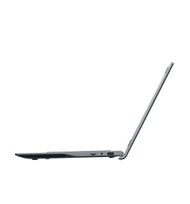 Notebook Positivo Motion Gray C41TEI-N4020 Aberto de Lado