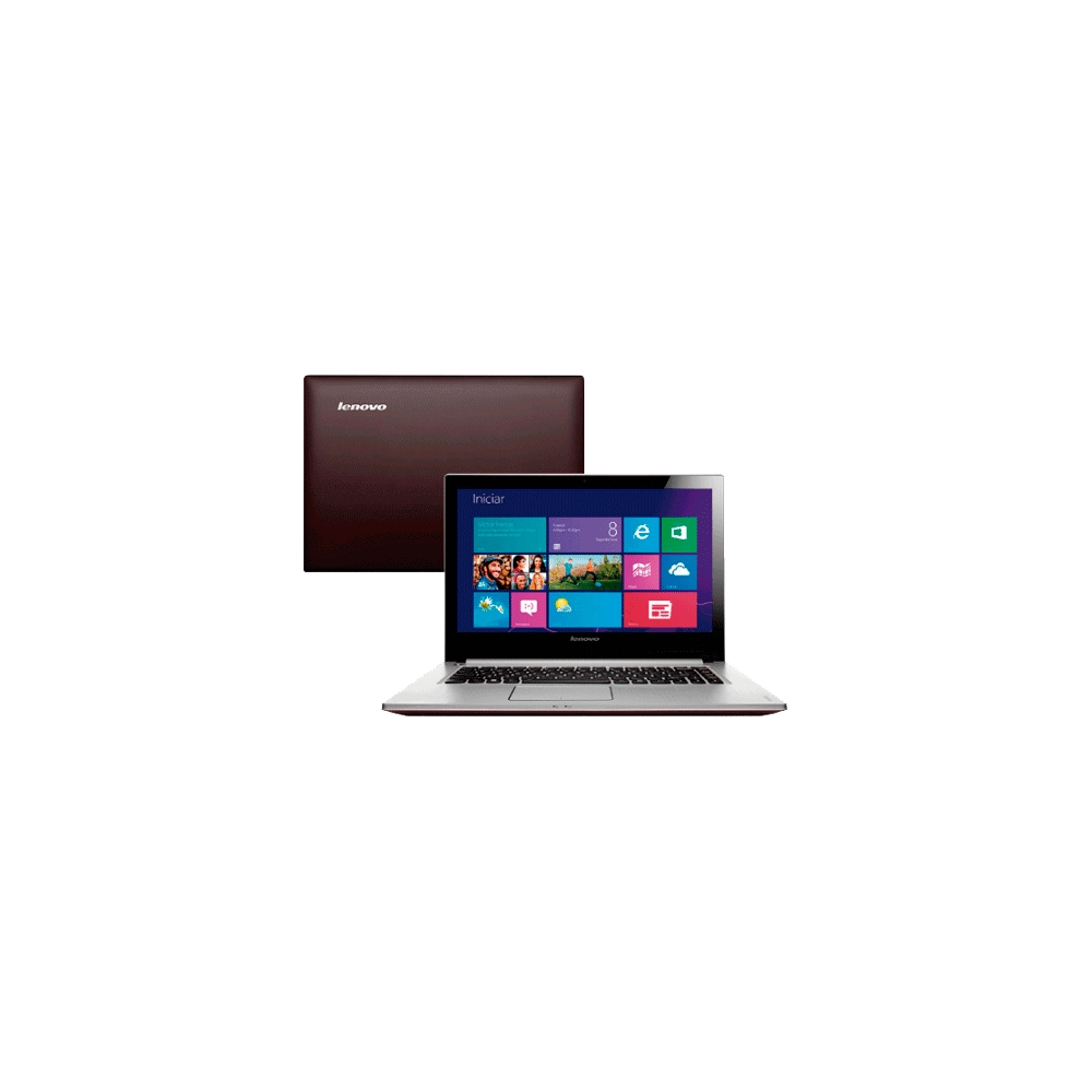 Notebook Lenovo Z400-80C20003BR - Intel Core i5-3320M - HD 1TB - RAM 8GB - LED 14" Touchscreen - Windows 8