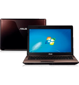 Notebook Asus X44C-VX029R - Intel Core i3-2330M - RAM 4GB - HD 320GB - Tela 14" - Windows 7 Home Basic