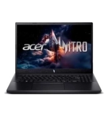 Vista frontal do notebook Acer Nitro V15 ANV15-51-57WS.