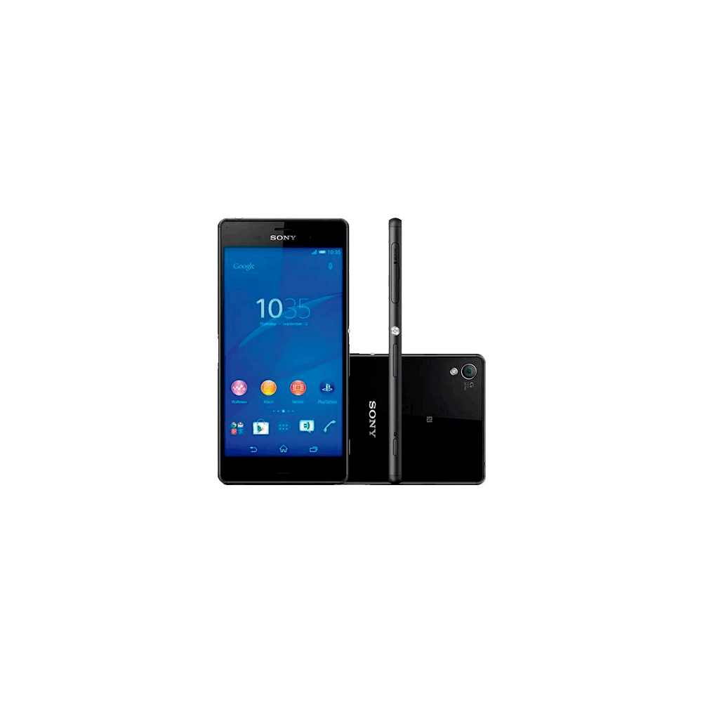 Smartphone Sony Xperia Z3 TV Digital D6643 Preto - 4G - 16GB - 20Mpx - Android 6.0.1 Marshmallow