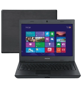 Notebook Positivo Unique TV S2065 - Dual Core - RAM 4GB - HD 500GB - Tela 14" - Windows 8