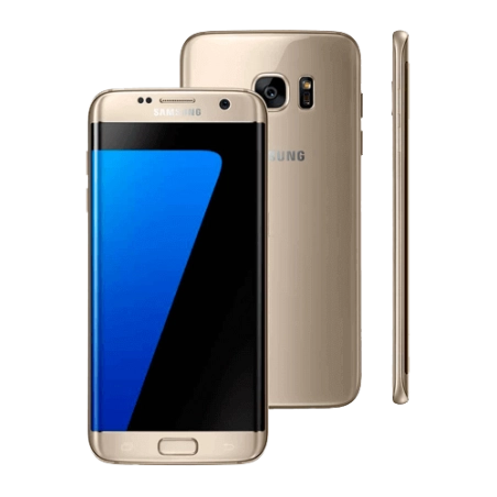 Smartphone Samsung Galaxy S7 Edge Dourado - 32GB - 4G - 12MP - 5.5" - Android 6 Marshmallow
