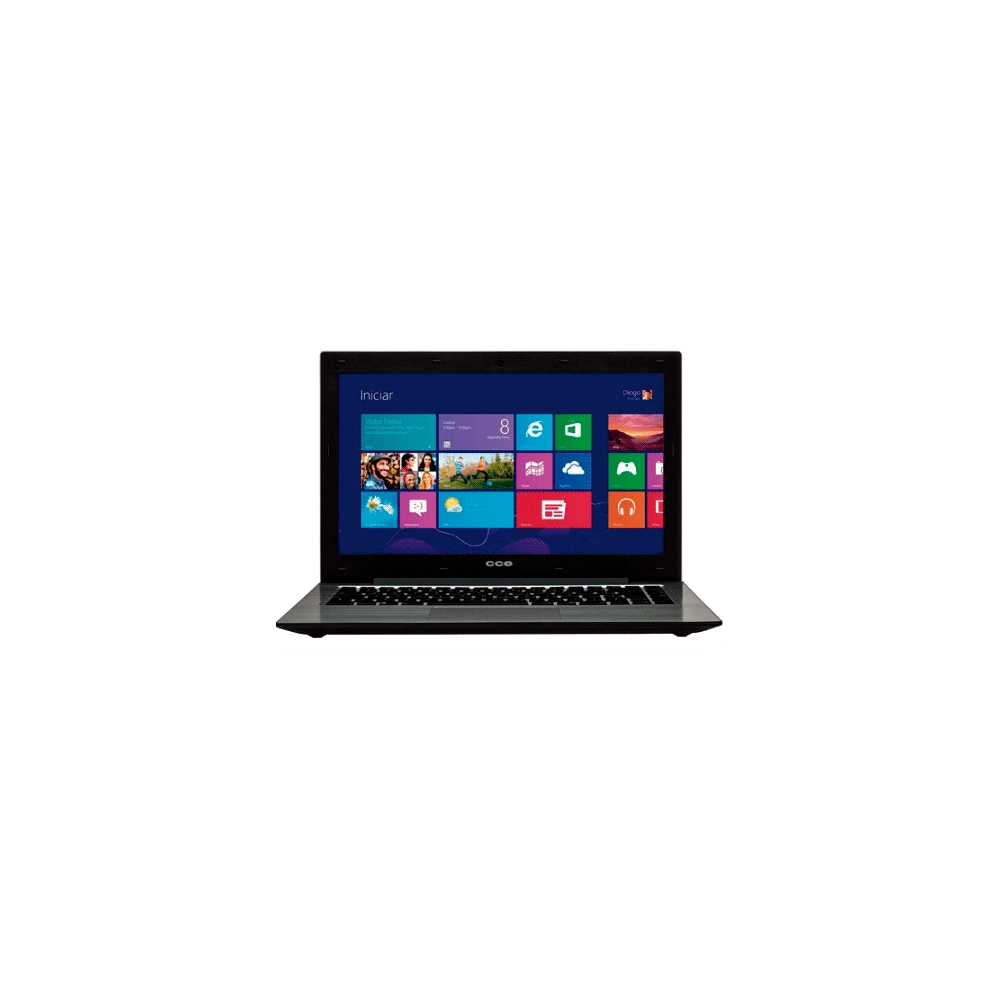 Notebook CCE Ultra Thin U45B - HD 500GB - RAM 4GB - Intel Dual Core Celeron 1037U - LED 14" - Windows 8.1