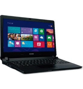 Notebook CCE Ultrafino N325 - Intel Core i3-3217U - HD 500GB - RAM 2GB - LED 14" - Windows 8