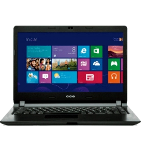 Notebook CCE Ultrafino N325 - Intel Core i3-3217U - HD 500GB - RAM 2GB - LED 14" - Windows 8