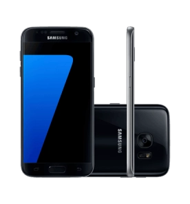 Smartphone Samsung Galaxy S7 SM-G930 Preto - 12MP - 32GB - 5.1" - 4G - Android 6.0