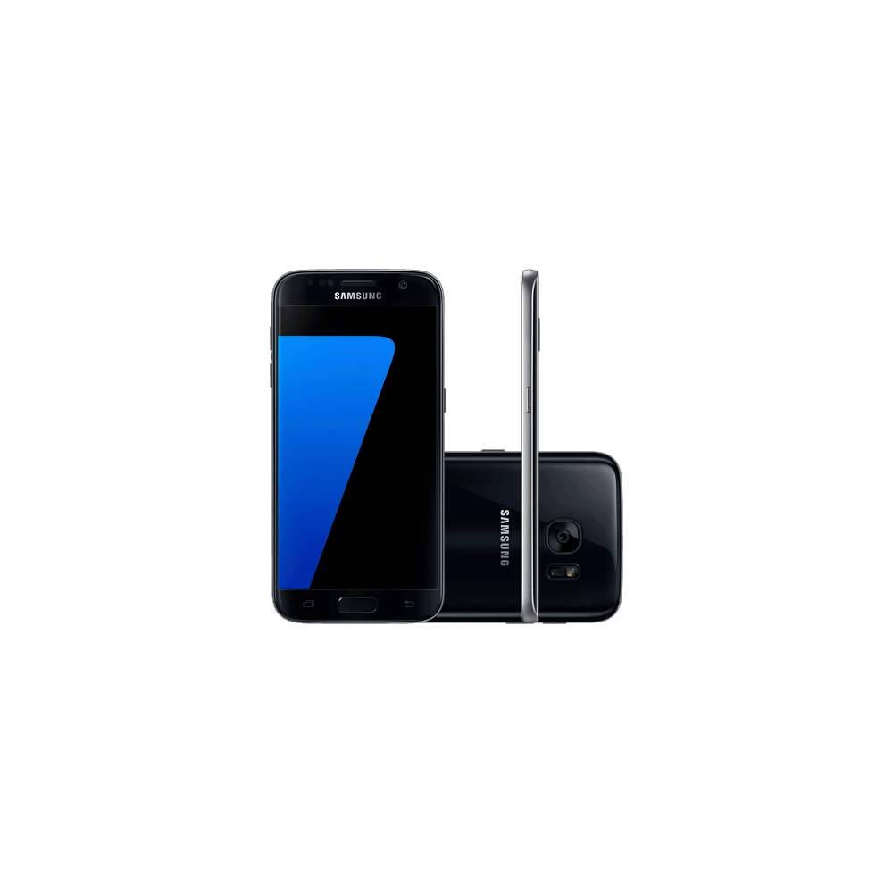 Smartphone Samsung Galaxy S7 SM-G930 Preto - 12MP - 32GB - 5.1" - 4G - Android 6.0