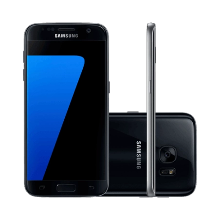 Smartphone Samsung Galaxy S7 SM-G930 Preto - 12MP - 32GB - 5.1" - 4G - Android 6.0