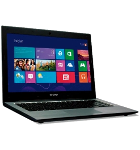 Notebook CCE Ultra Thin T345 - Intel Core i3-3217U - HD 500GB - RAM 4GB - LED 14" - Windows 8