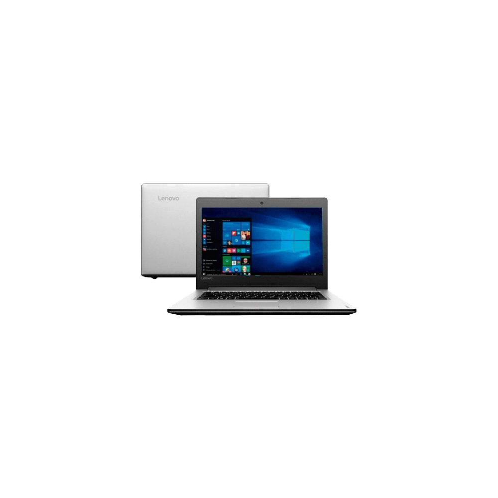 Notebook Lenovo Ideapad 310-14ISK-80UG0000BR - Prata - Intel Core i3-6100U - RAM 4GB - HD 1 TB - Tela 14" - Windows 10