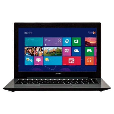 Notebook CCE Ultra Thin T325 - HD 500GB - RAM 2GB - Intel Core i3-3217U - LED 14" - Windows 8