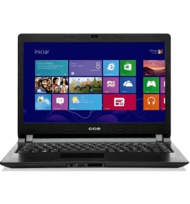 Notebook CCE Ultra Thin U45W - Intel Celeron 847 - RAM 4GB - HD 320GB - Tela 14" - Windows 8