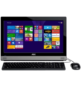 Computador All In One EVO AOC 20C45U-W81SL - Quad Core J2900 - RAM 4GB - HD 500GB - Tela 19,5" - Windows 8.1