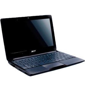 Notebook Acer Aspire One D257-N57DQKK- Intel Atom N570 - 1GB RAM - 320GB HD - Windows 7 Starter - Tela LED 10.1" - Preto