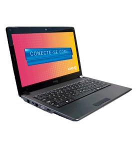 Notebook CCE Win SCL - Preto - Intel Celeron - RAM 2GB - HD 320GB - Tela 14" - Unix