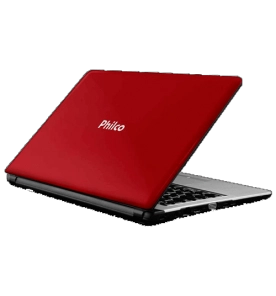 Notebook Philco Slimbook 14I-V744LM - Vermelho - AMD Brazos Dual Core - RAM 4GB - HD 500GB - Tela 14" - Linux