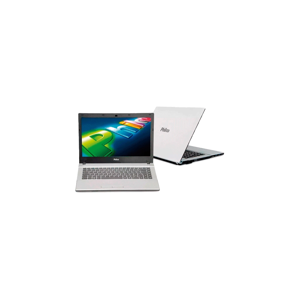 Notebook Philco 14G2-B124WS - Dual Core - RAM 2GB - HD 500GB - Tela 14" - Branco - Windows 7 Starter