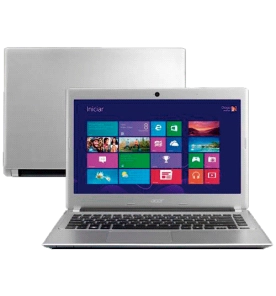 Notebook Acer V5-471-BR647 - Intel Core i7-3537U - RAM 6GB - HD 500GB - LED 14' - Windows 8