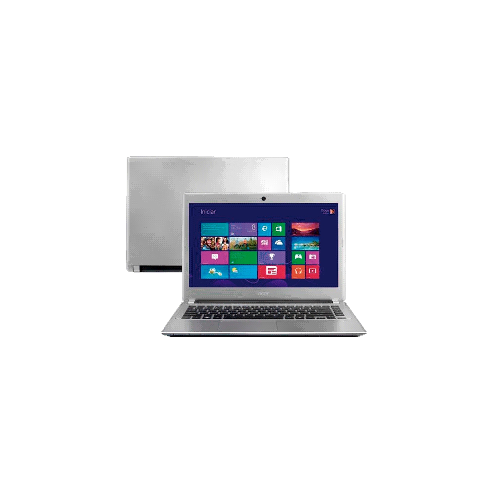 Notebook Acer V5-471-BR647 - Intel Core i7-3537U - RAM 6GB - HD 500GB - LED 14' - Windows 8