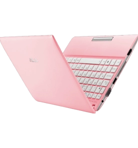 Netbook Asus 1025C-PIK029S - Intel Atom N2600 - RAM 2GB - HD 320GB - Tela LED de 10.1'' - Rosa - Windows 7 Starter